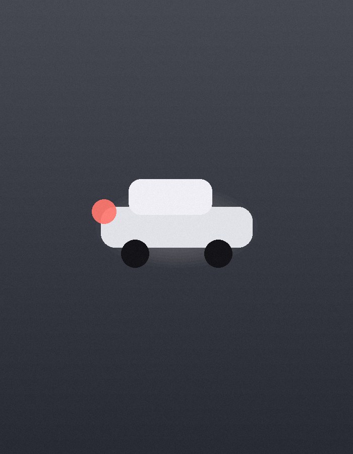 Voiture en rotation dans une concession automobile
