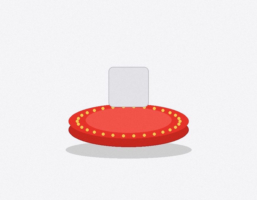 Plateau tournant PT-500 illuminé en LED