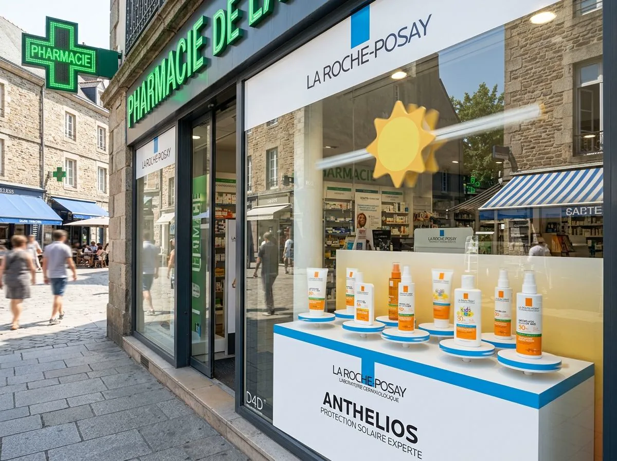 PLV animée de produits de pharmacie et parapharmacie